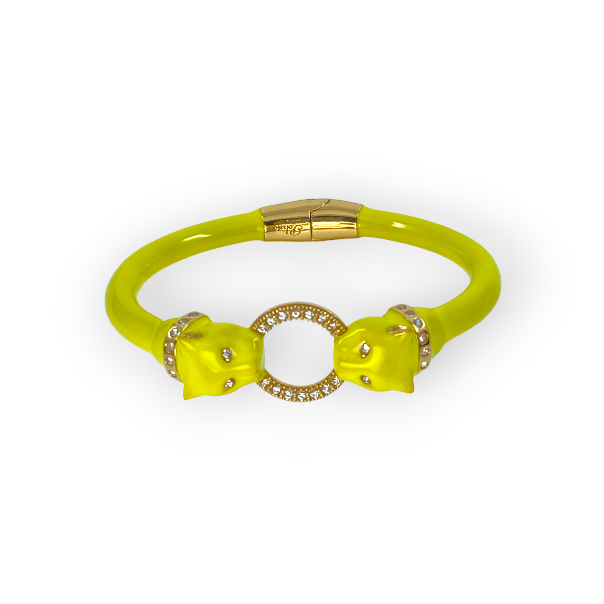 LEMON YELLOW PANTHER BRACELET MICRO