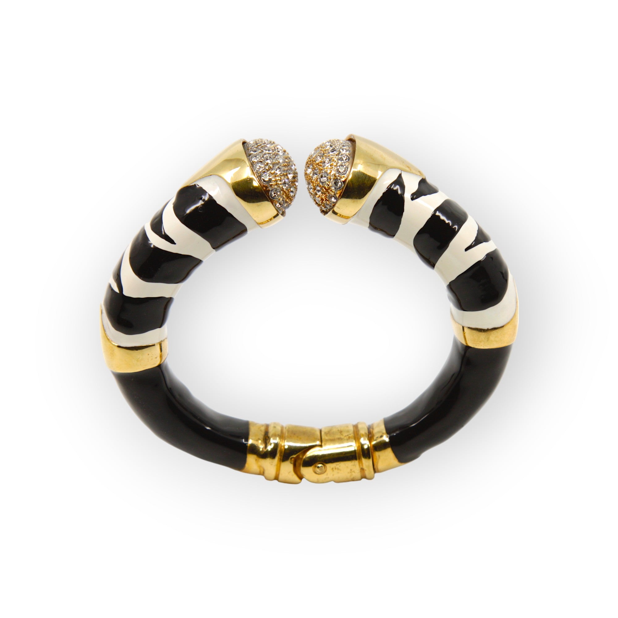 BRACCIALE ZEBRA CON CRISTALLI