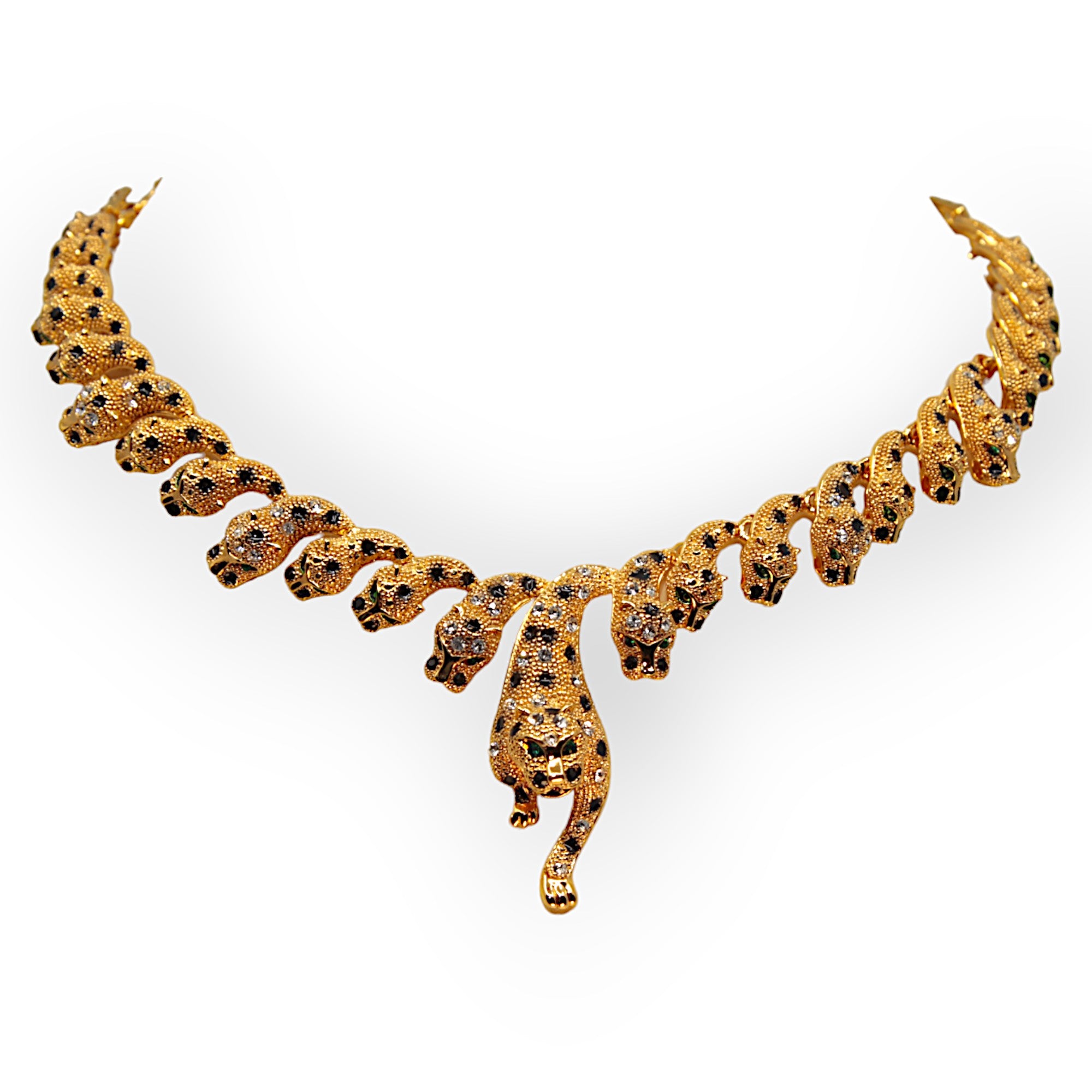 COLLANA LEOPARDO PLACCATA ORO