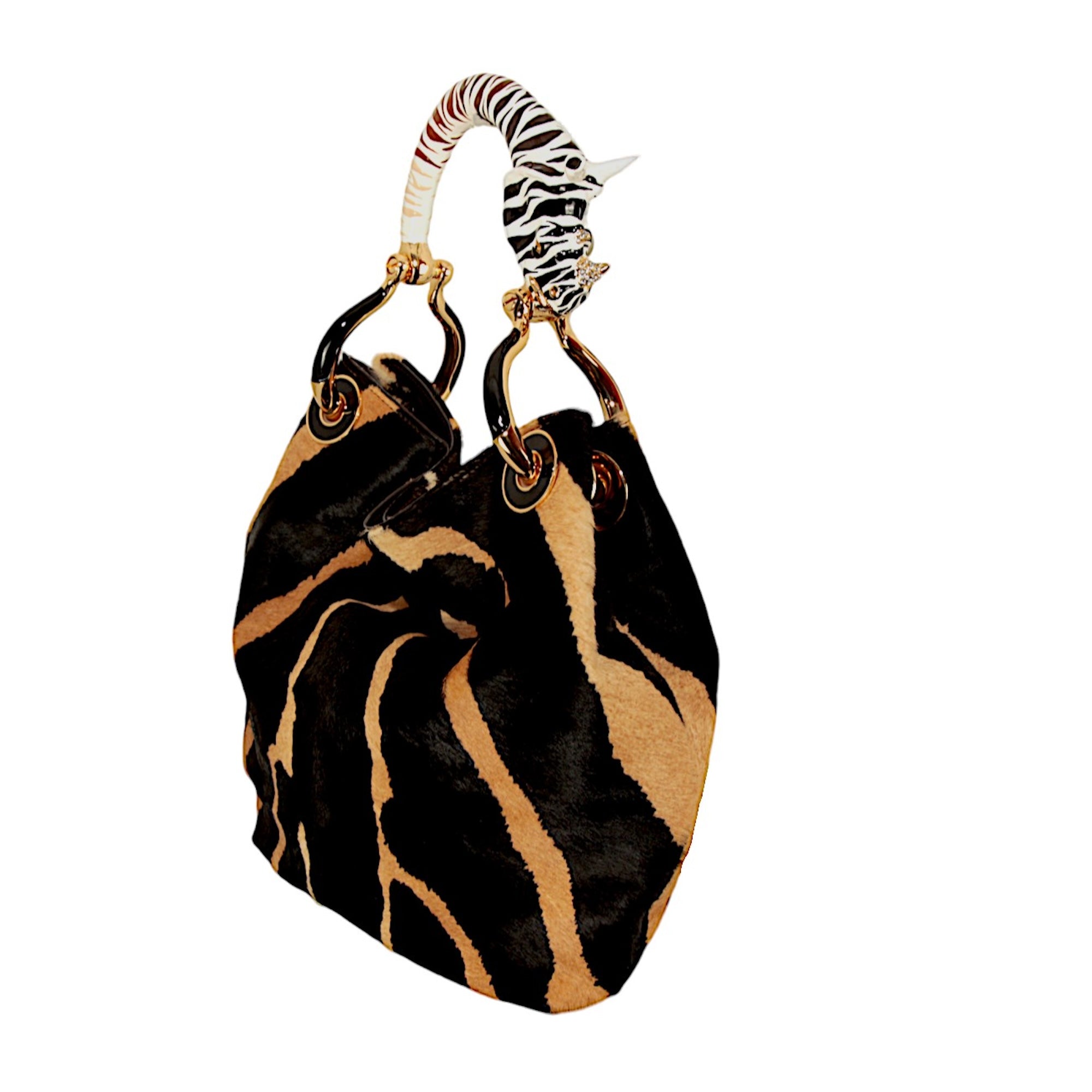 BOLSO PEQUEÑO RHINO EN PIEL EFECTO PONY