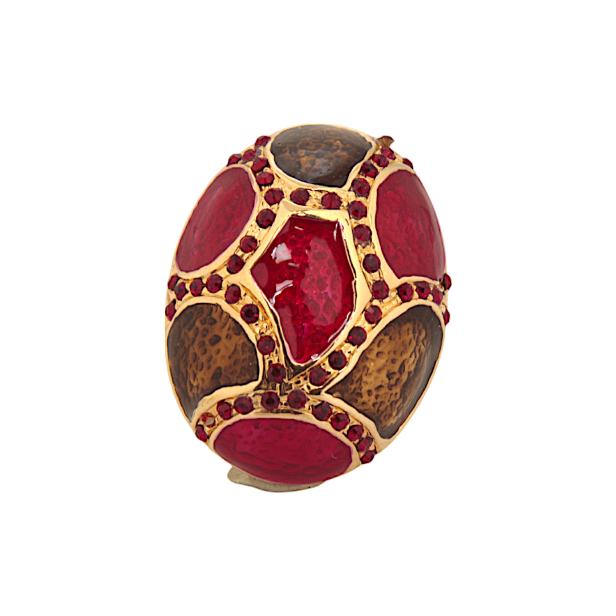 ANELLO MOSAICO BORDEAUX ROSSO