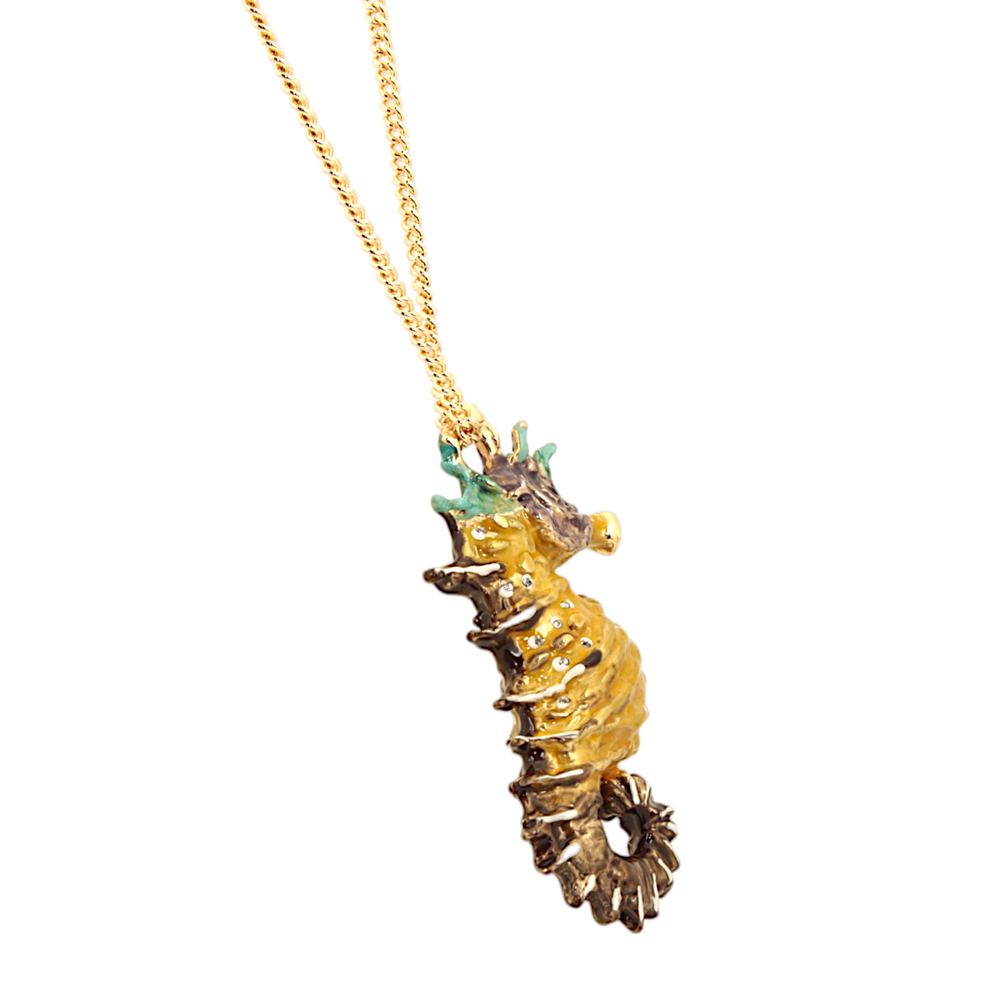SEAHORSE SHAPED NECKLACE MULTI S