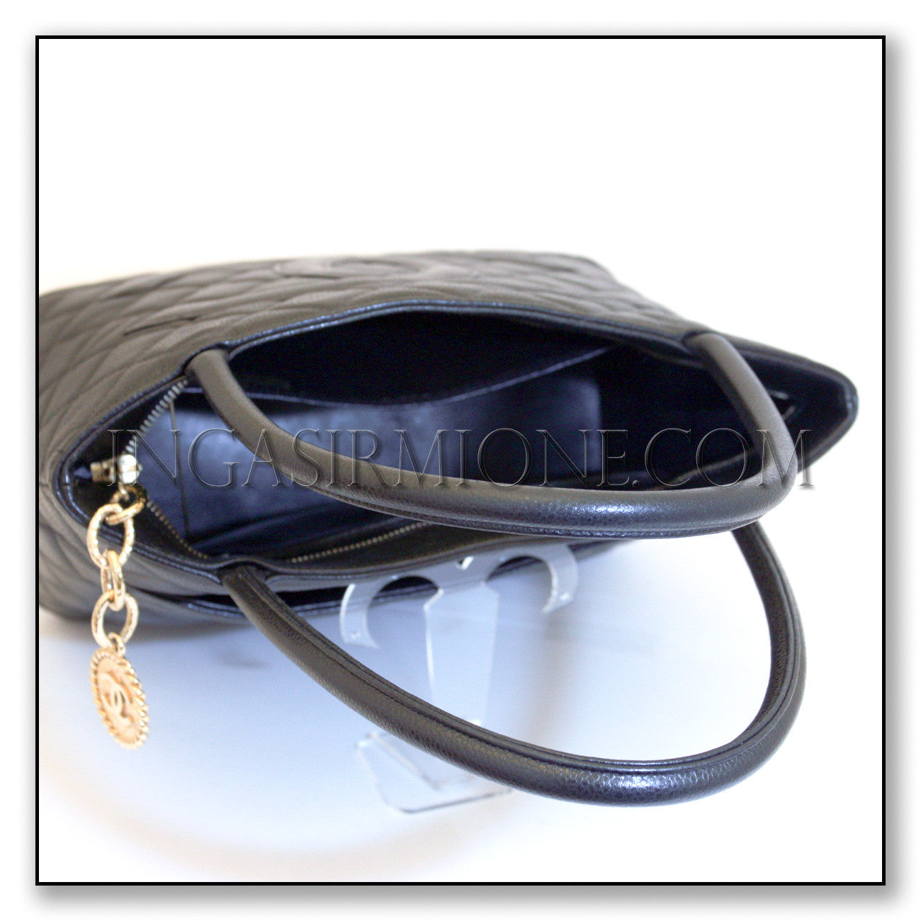 CHANEL Classic Quilted Shopper Tote Bag