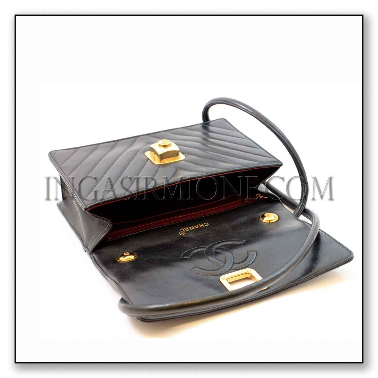 Chevron Quilted Flap Bag