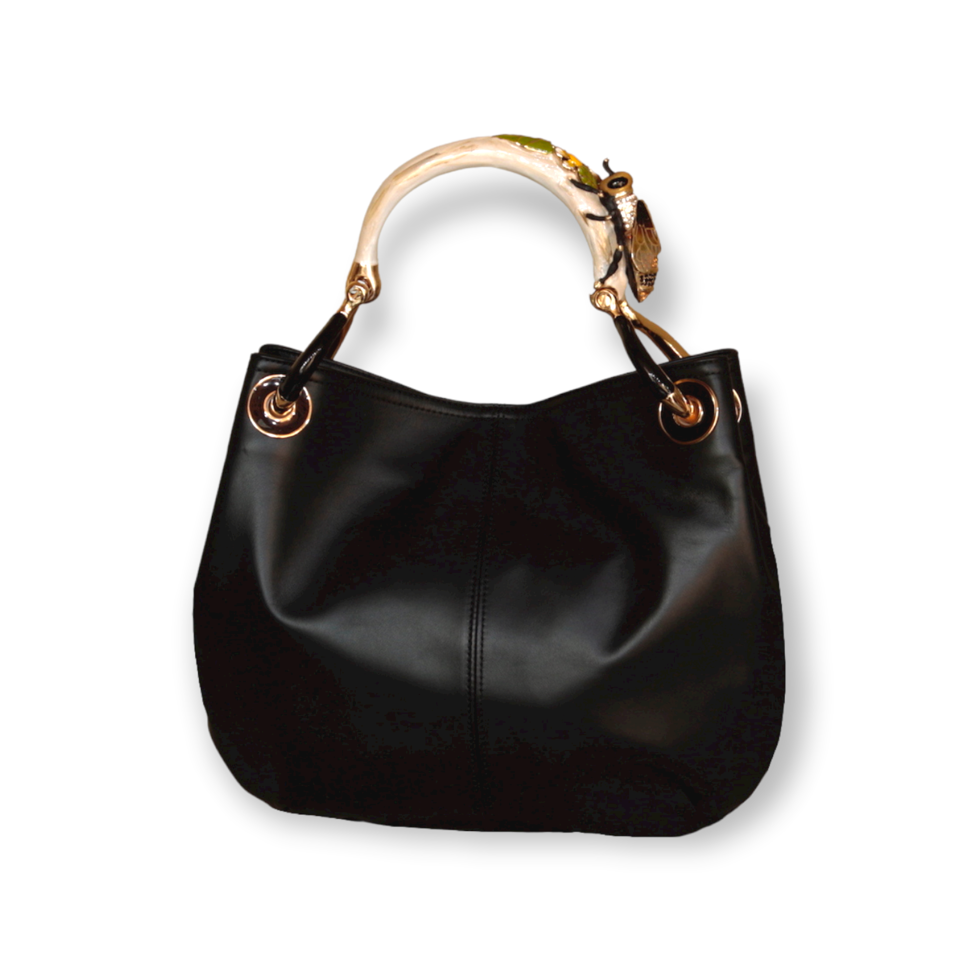 BEE SMALL HANDBAG IN HIGHT QUALITY LEATHER