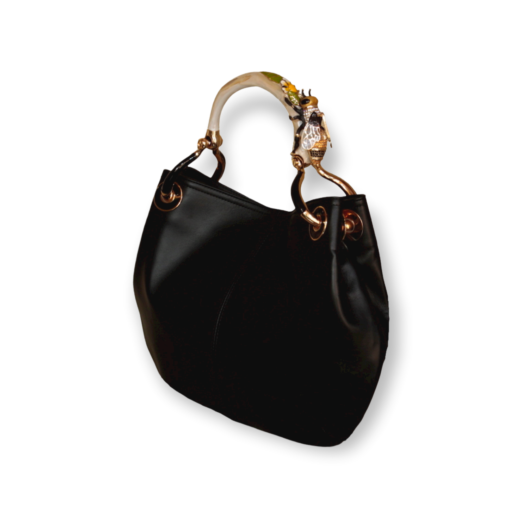 BEE SMALL HANDBAG IN HIGHT QUALITY LEATHER
