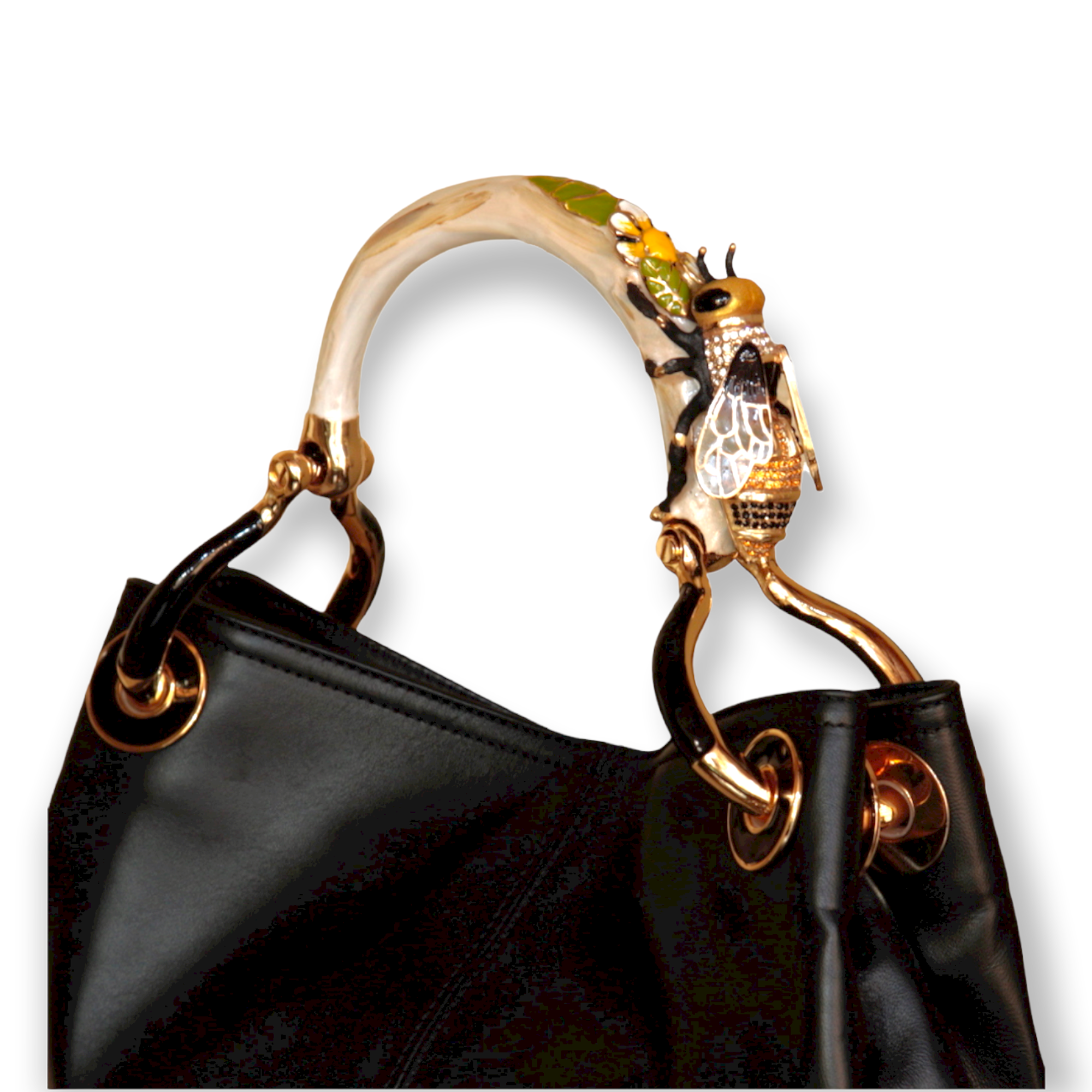 BEE SMALL HANDBAG IN HIGHT QUALITY LEATHER