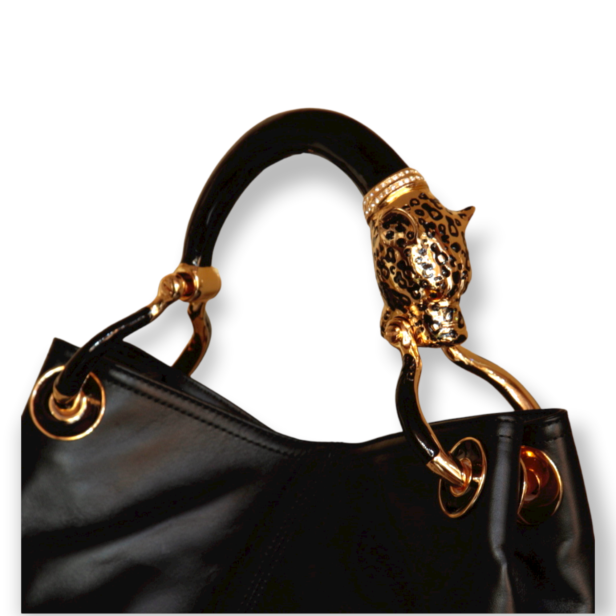 . Precious handbag made in Italy with fine accessories Creart2 made in polychrome enamels and exclusive hides