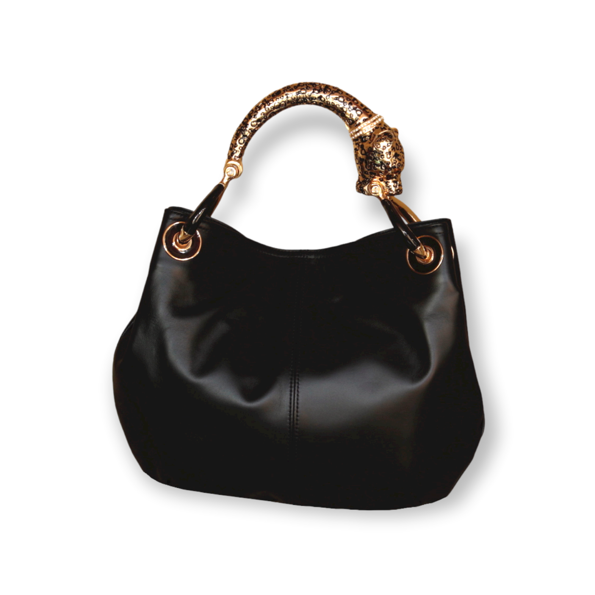 . Precious handbag made in Italy with fine accessories Creart2 made in polychrome enamels and exclusive hides