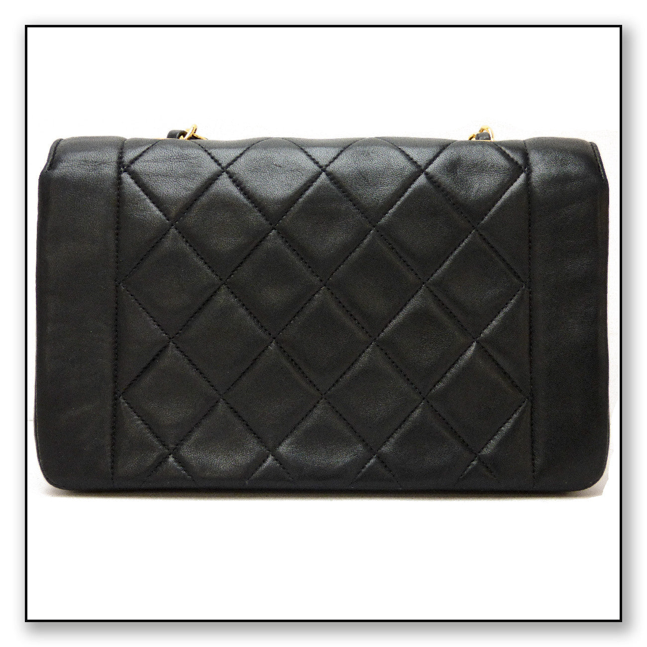 Borsa a tracolla vintage Chanel con patta trapuntata