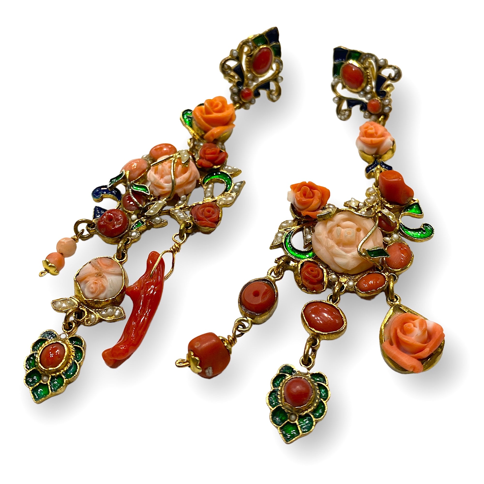 ORECCHINI DI CORALLO