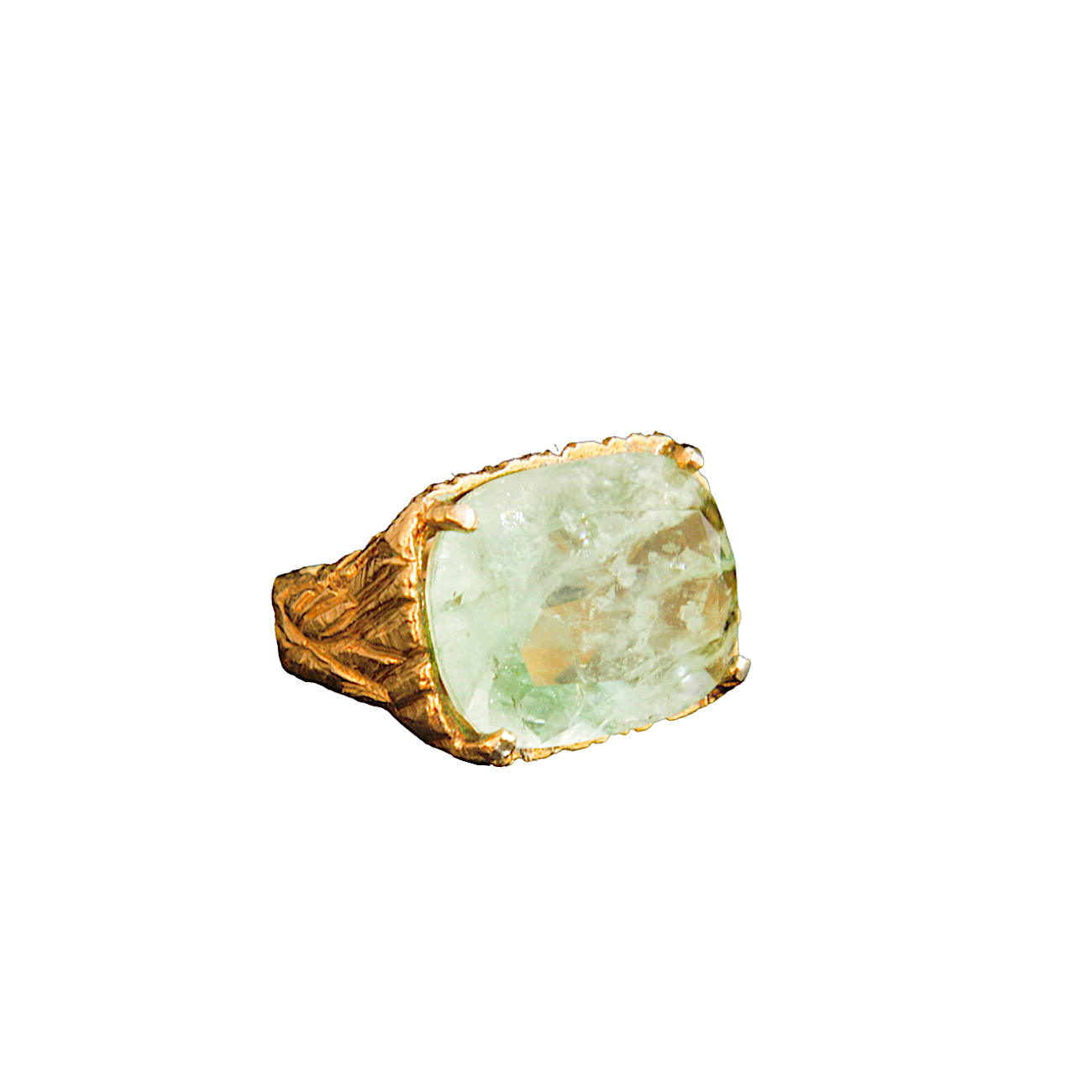 RING ACQUAMARINE CRISTAL