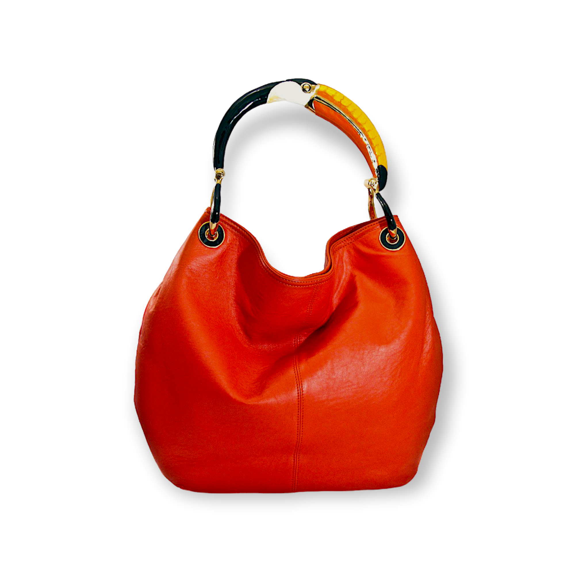 Borsa pelle 2025 rossa grande