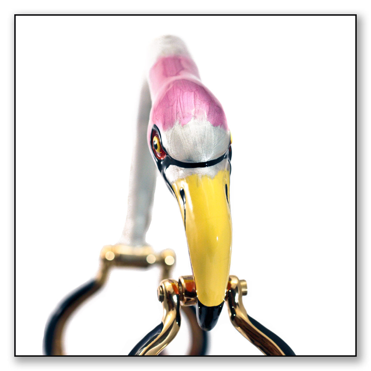 BOLSO CLÁSICO FLAMINGO CON PIEL VEGANA NEGRA