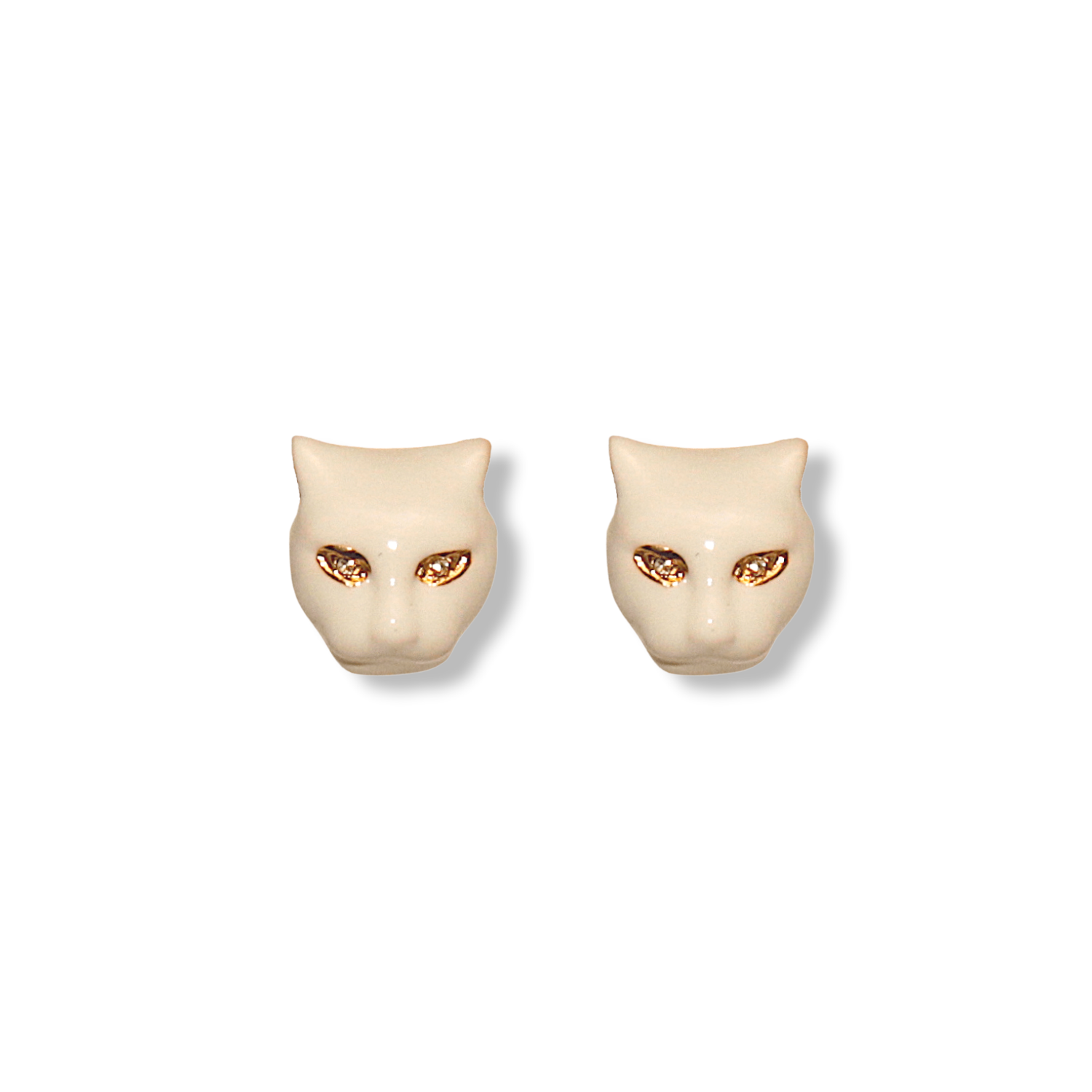 WHITE PANTHER EARRINGS MICRO 2