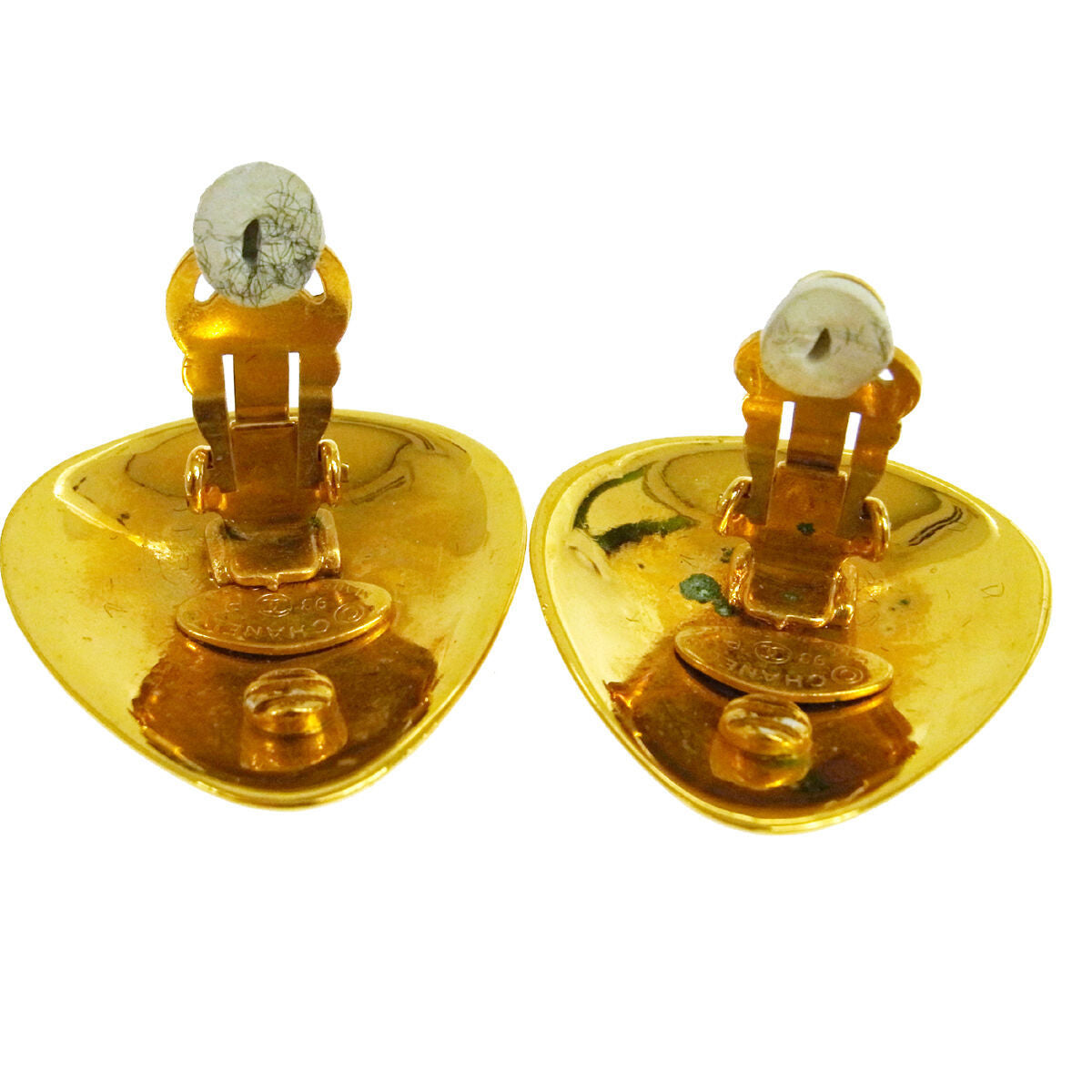 ORECCHINI MAXI VINTAGE CHANEL CON LOGO CC