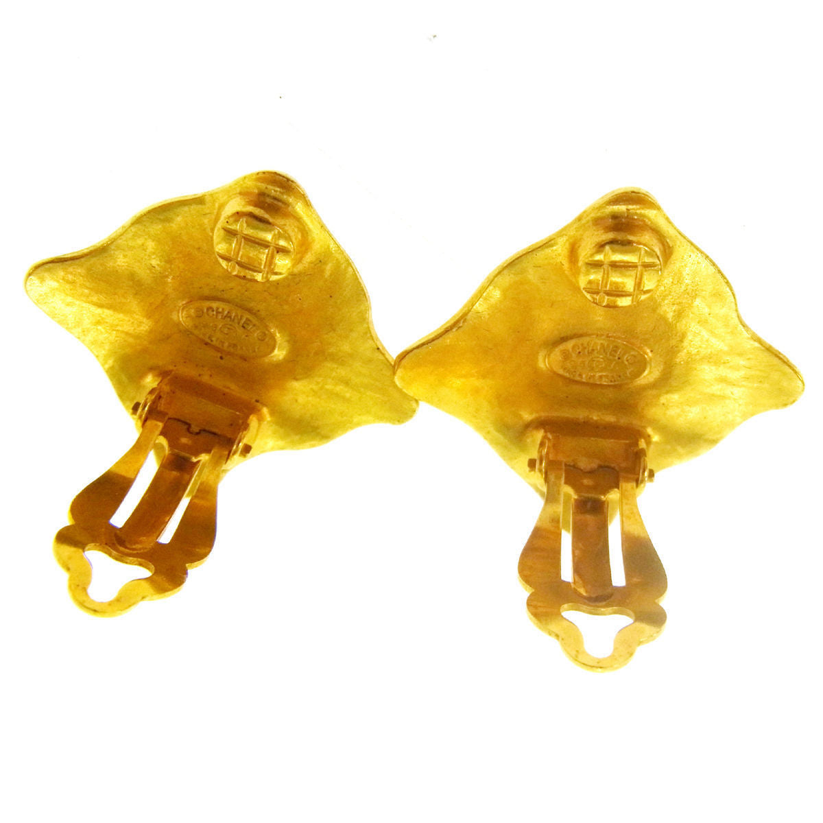 CHANEL CC LOGO EARRINGS