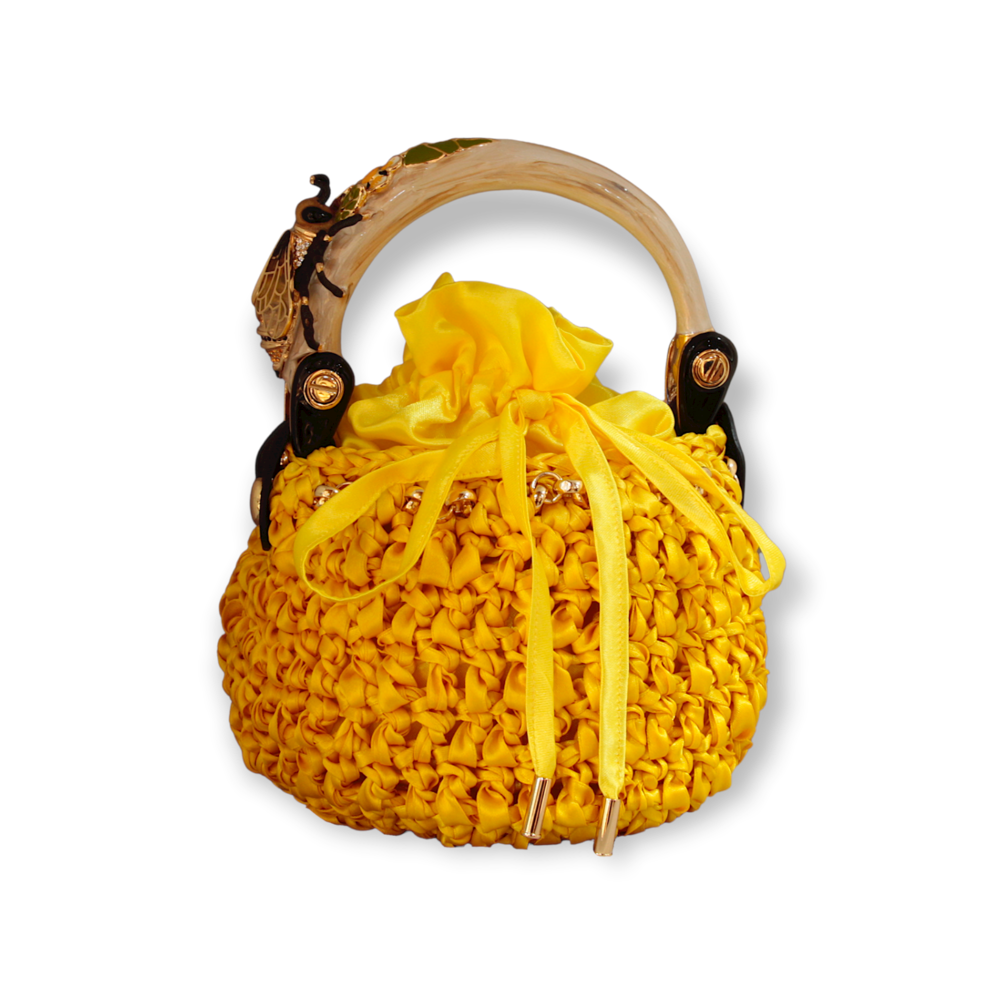 CUBO AMARILLO CON ASA DE ABEJA