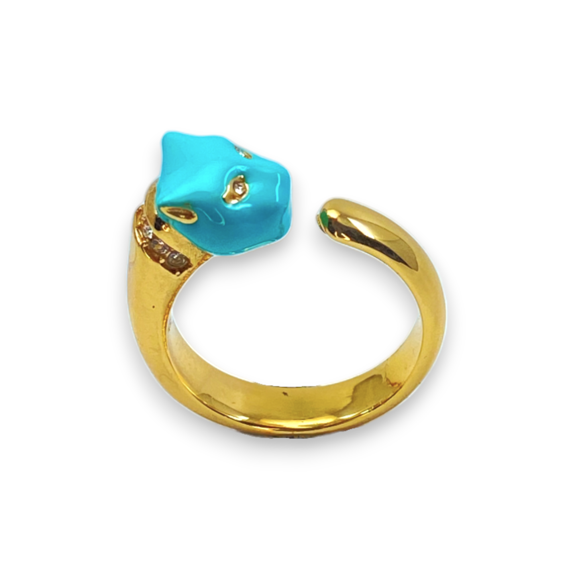 PANTHER RING TURQUOISE MICRO