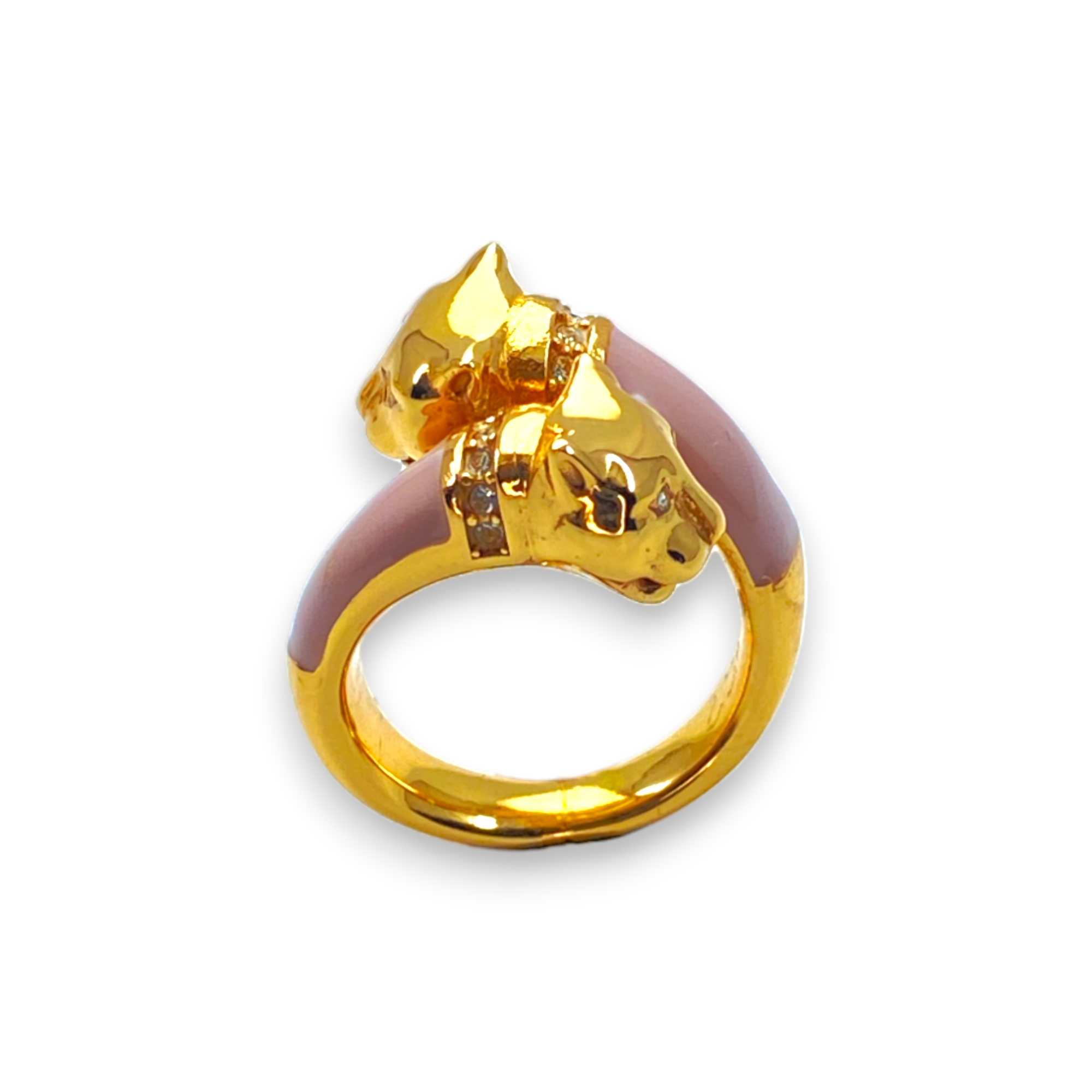 PANTHER RING CONTRARIE' PINK NUDE.