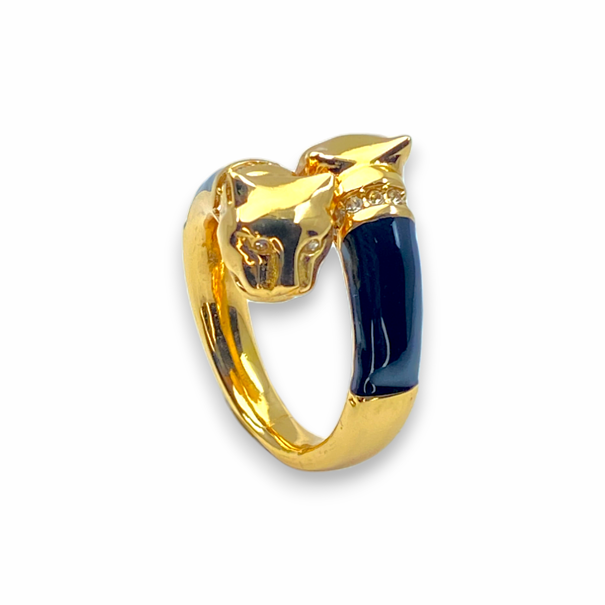PANTHER RING CONTRARIE BLACK.