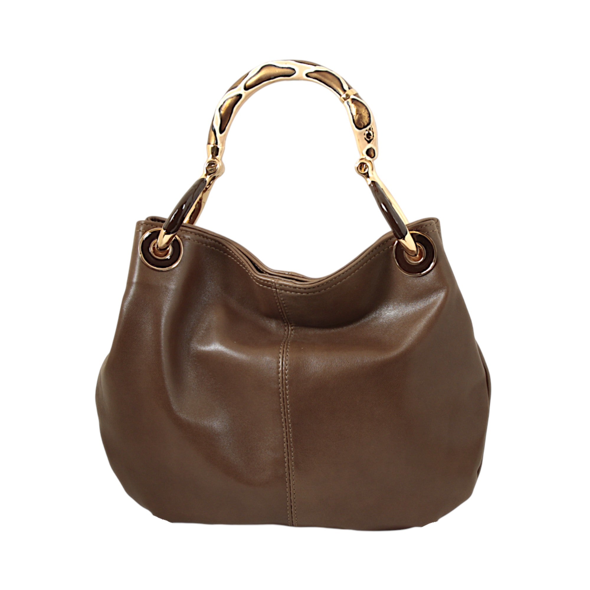 SNAKE SMALL BAG WITH BROWN HIGHT QUALITY LEATHER