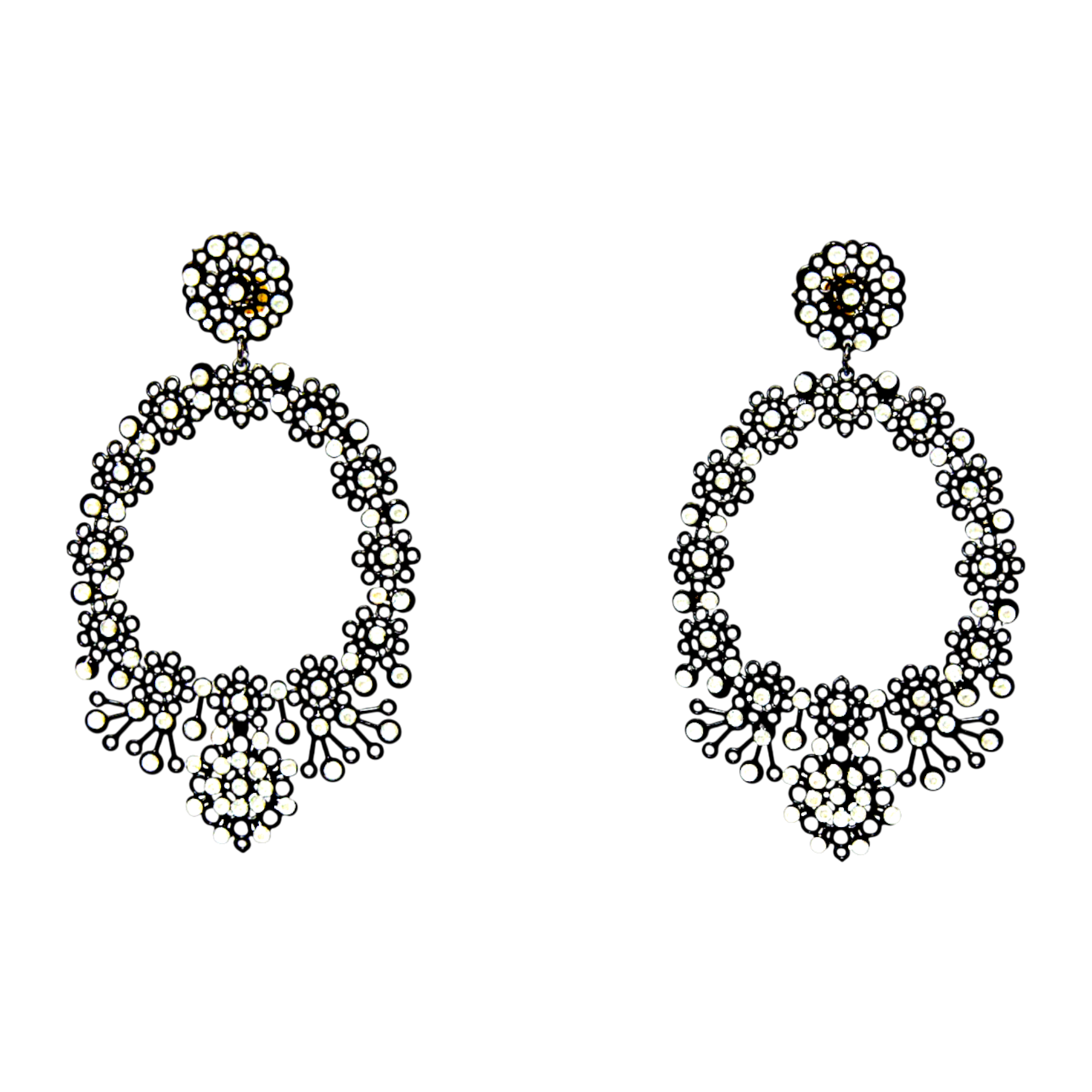 Pendientes Ovalados Merletti 02