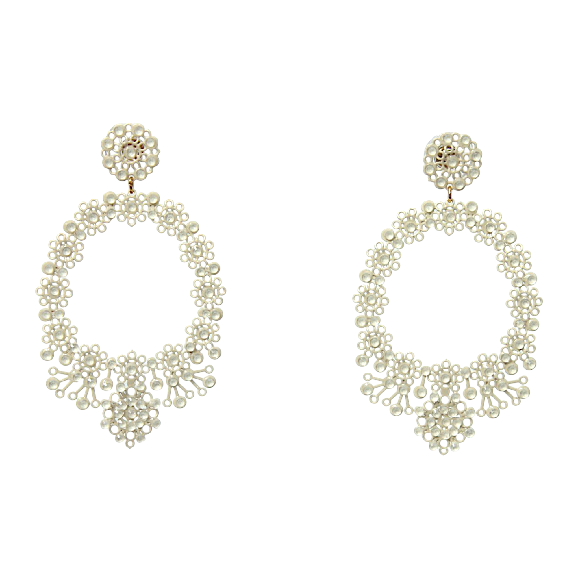 Pendientes Ovalados Merletti 02