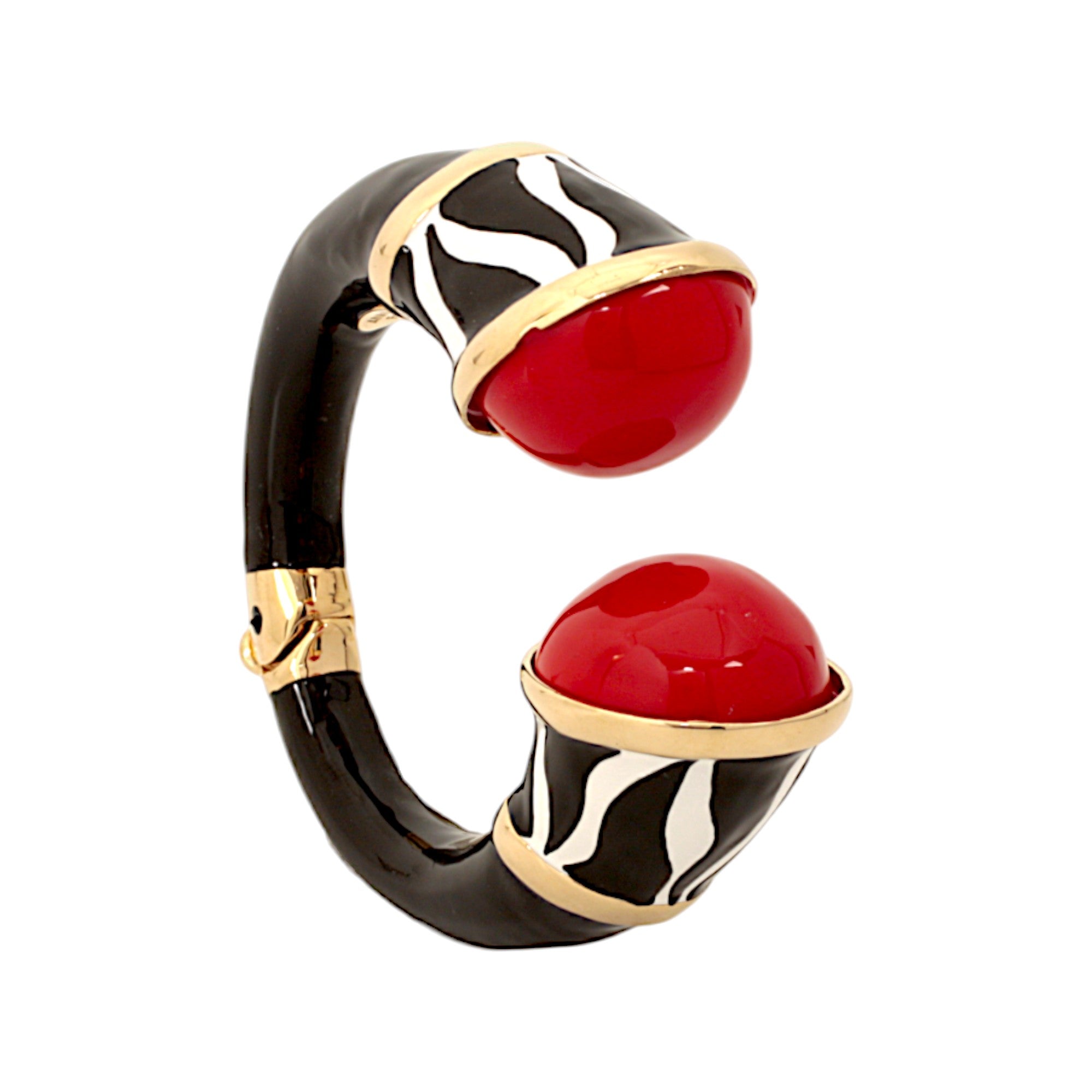 RED CABOCHON BRACELET
