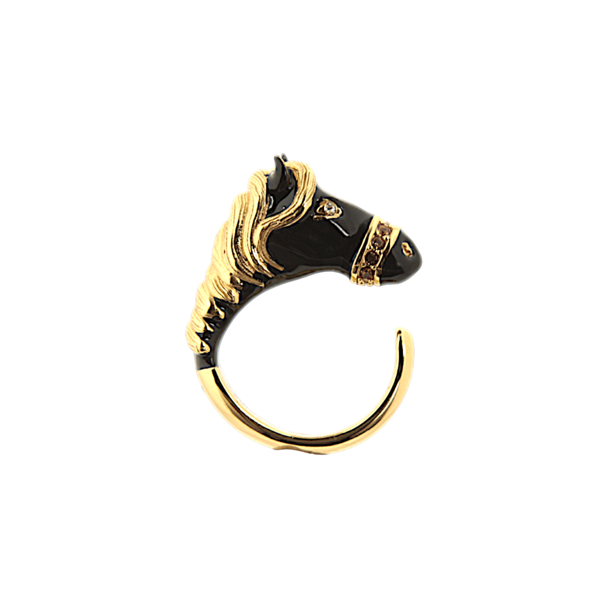 BLACK HORSE RING
