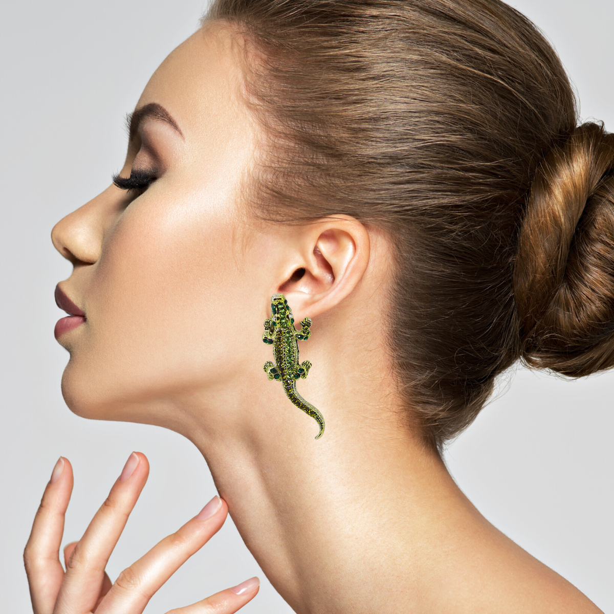 CROCODILE EARRINGS