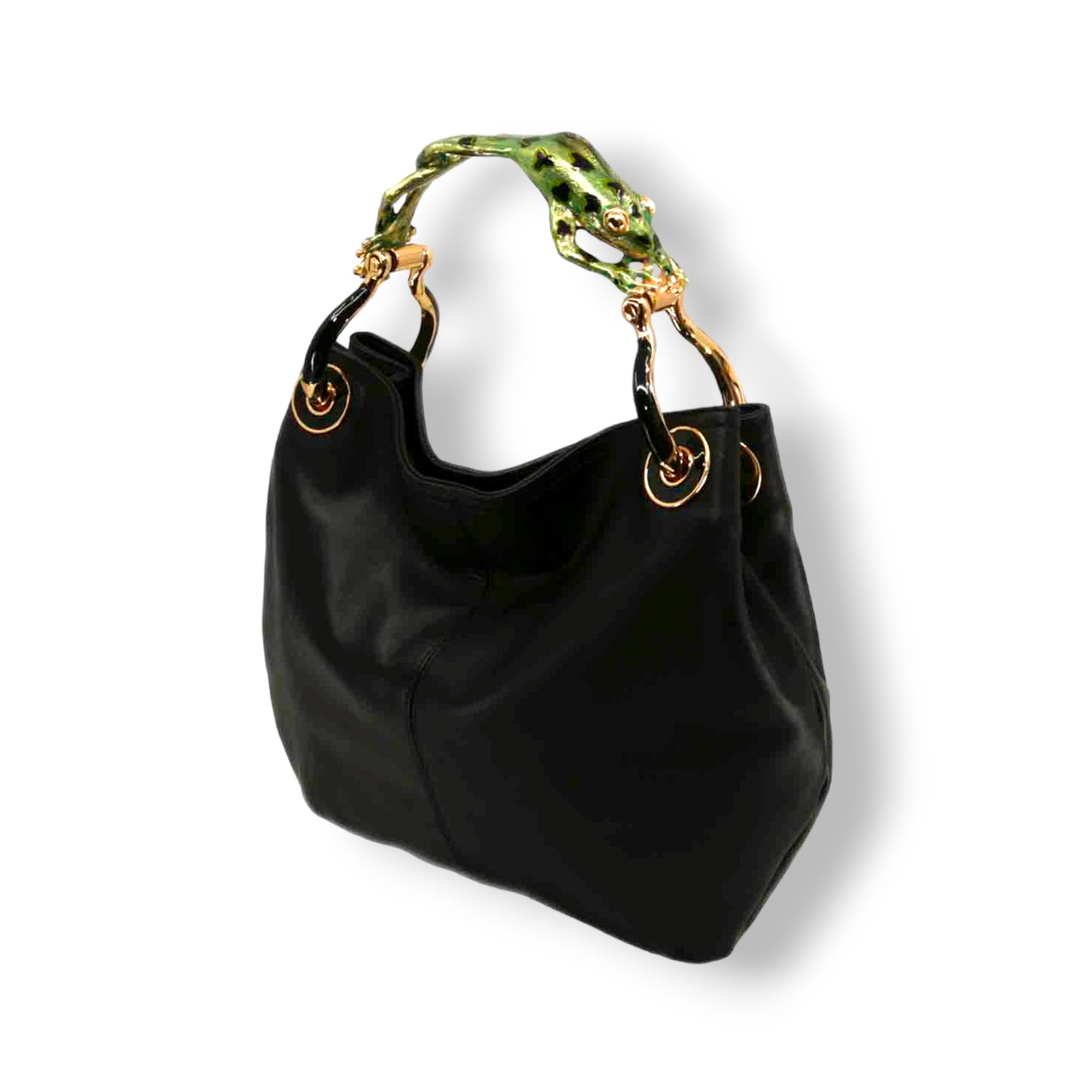 FROG SMALL BAG WITH BLACK NAPPA LEATHER