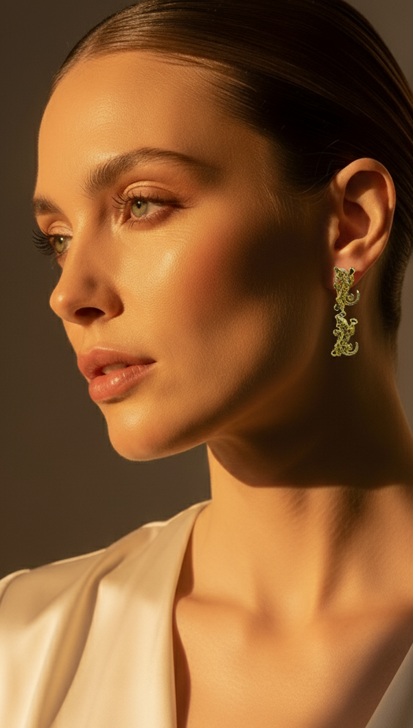 CROCODILE EARRINGS