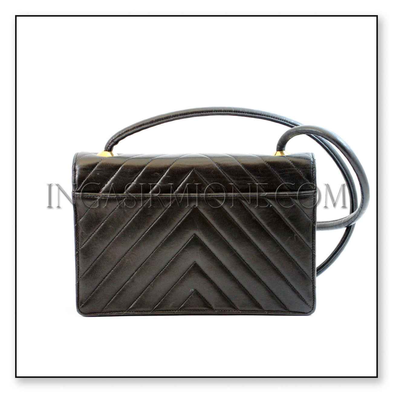 Chevron Quilted  Flap Bag