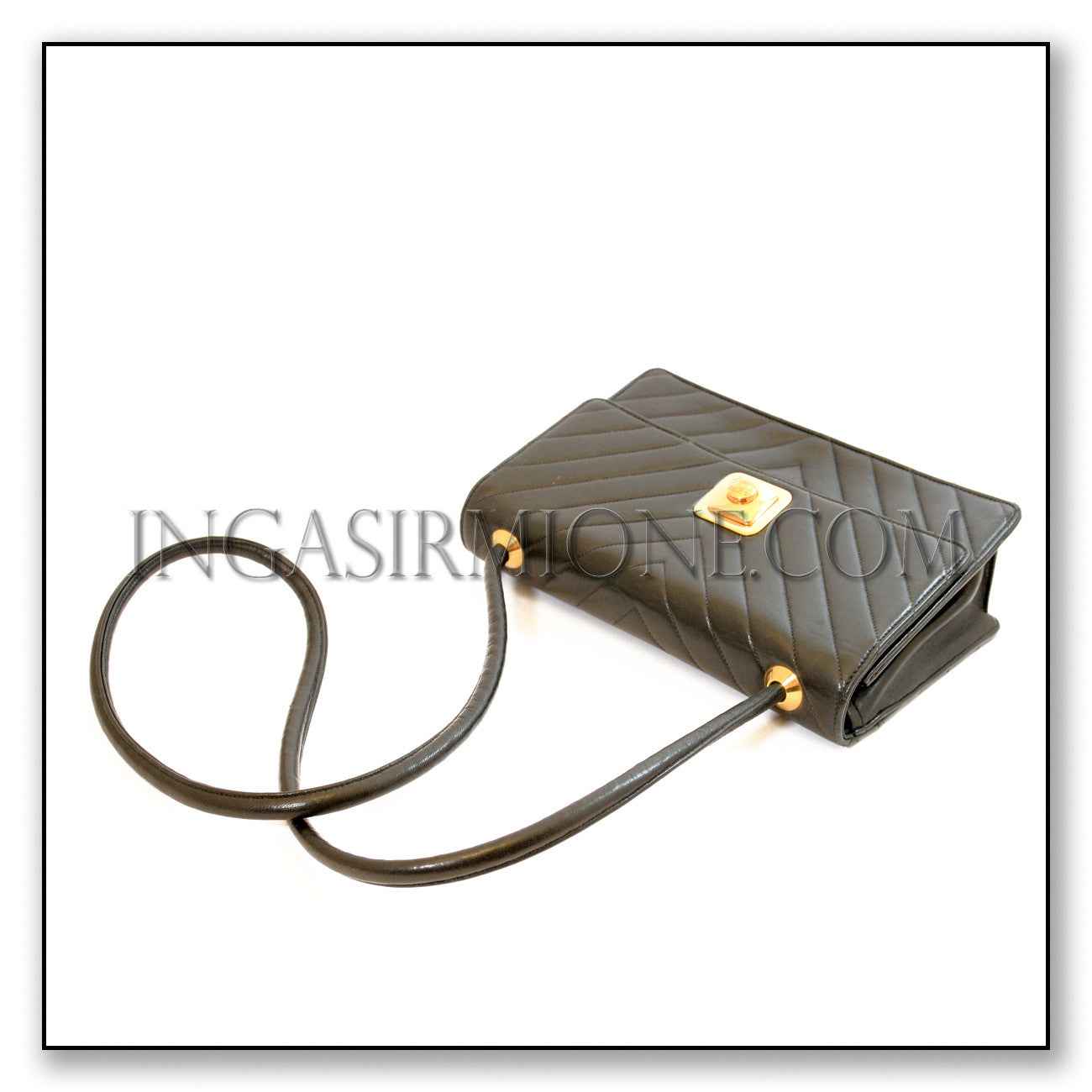 Chevron Quilted  Flap Bag