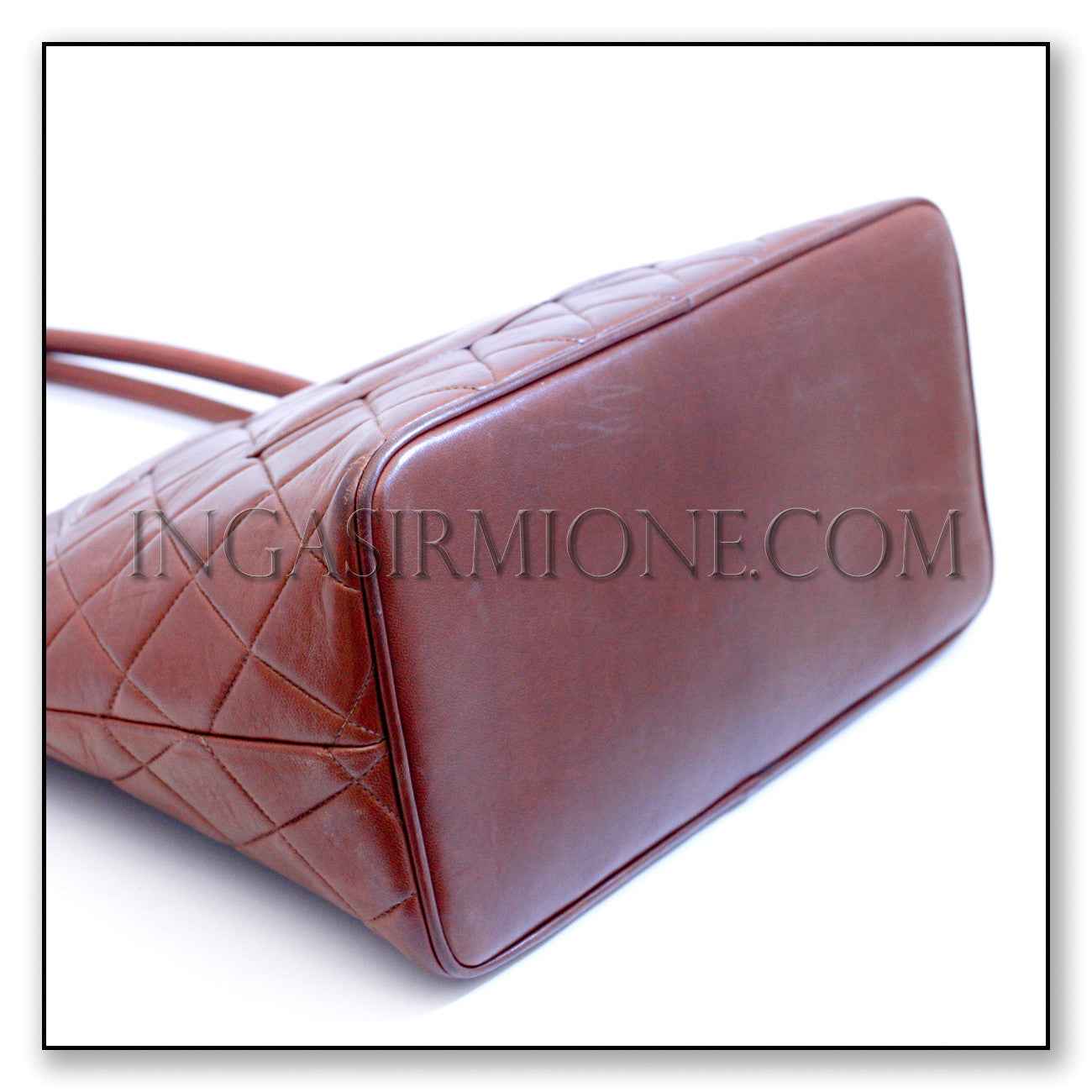 Classic Quilted  Shopper Tote Bag