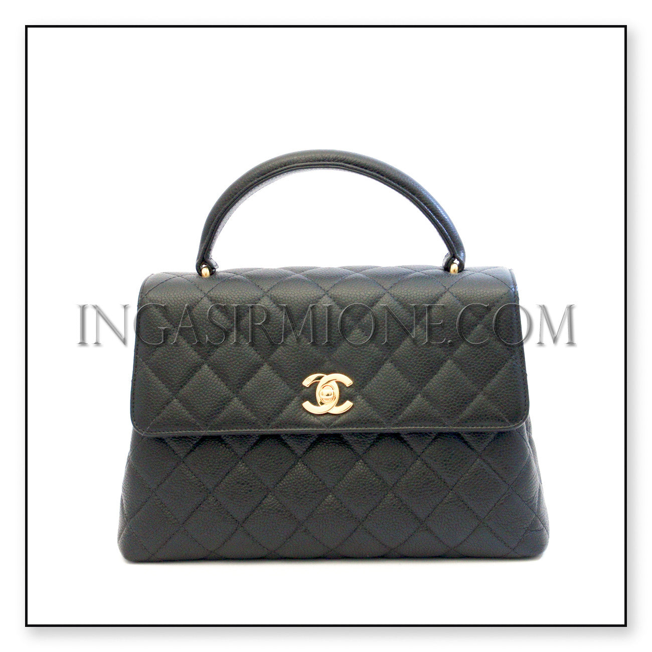 CHANEL Mini  black caviar 