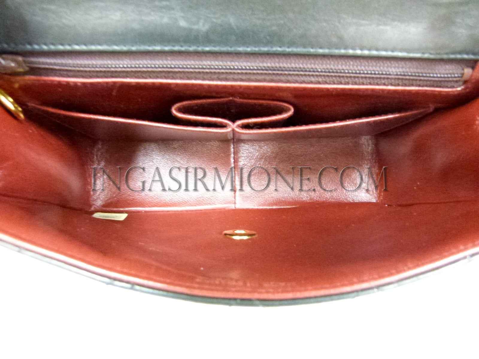 black quilted flap bag