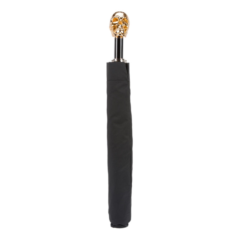 GOLD SKULL FOLDING UMBRELLA