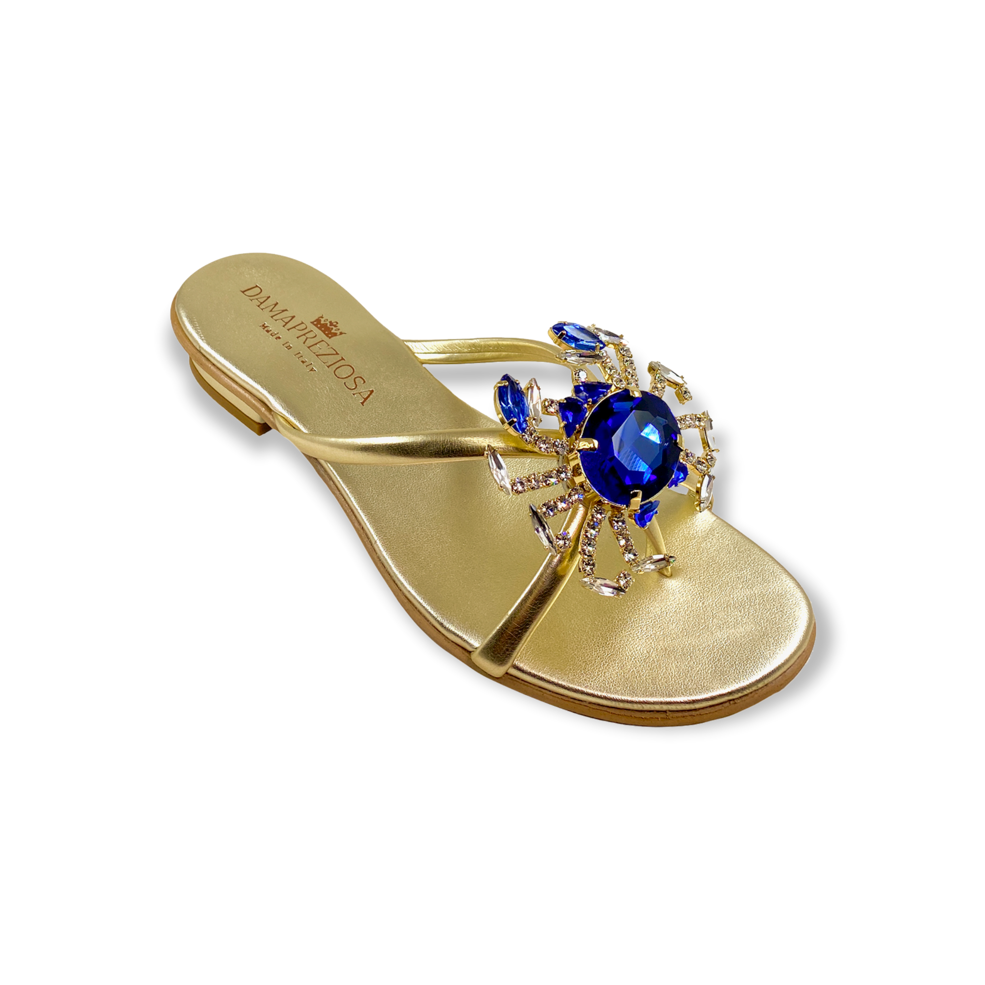 Alice glamorous flat jeweled shoes