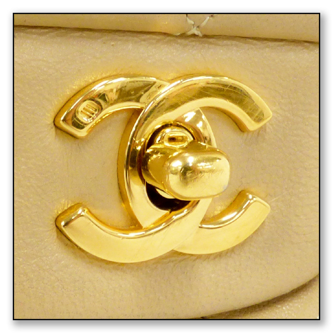 Chanel Cream Classic Flap