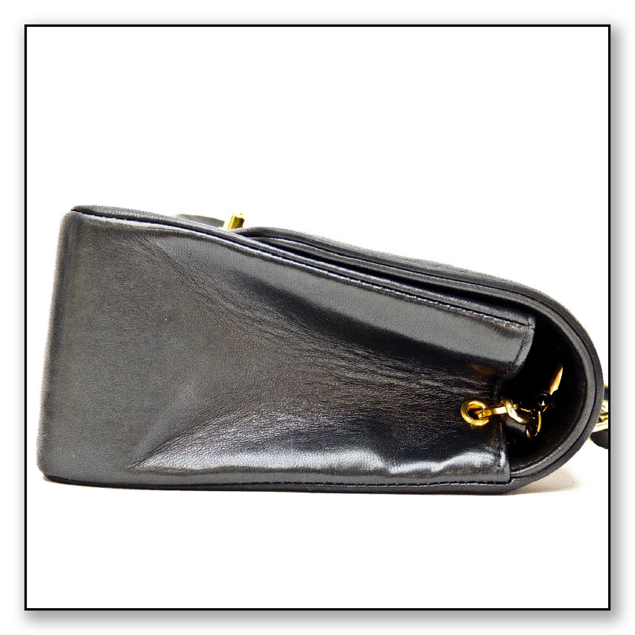 Borsa a tracolla vintage Chanel con patta trapuntata