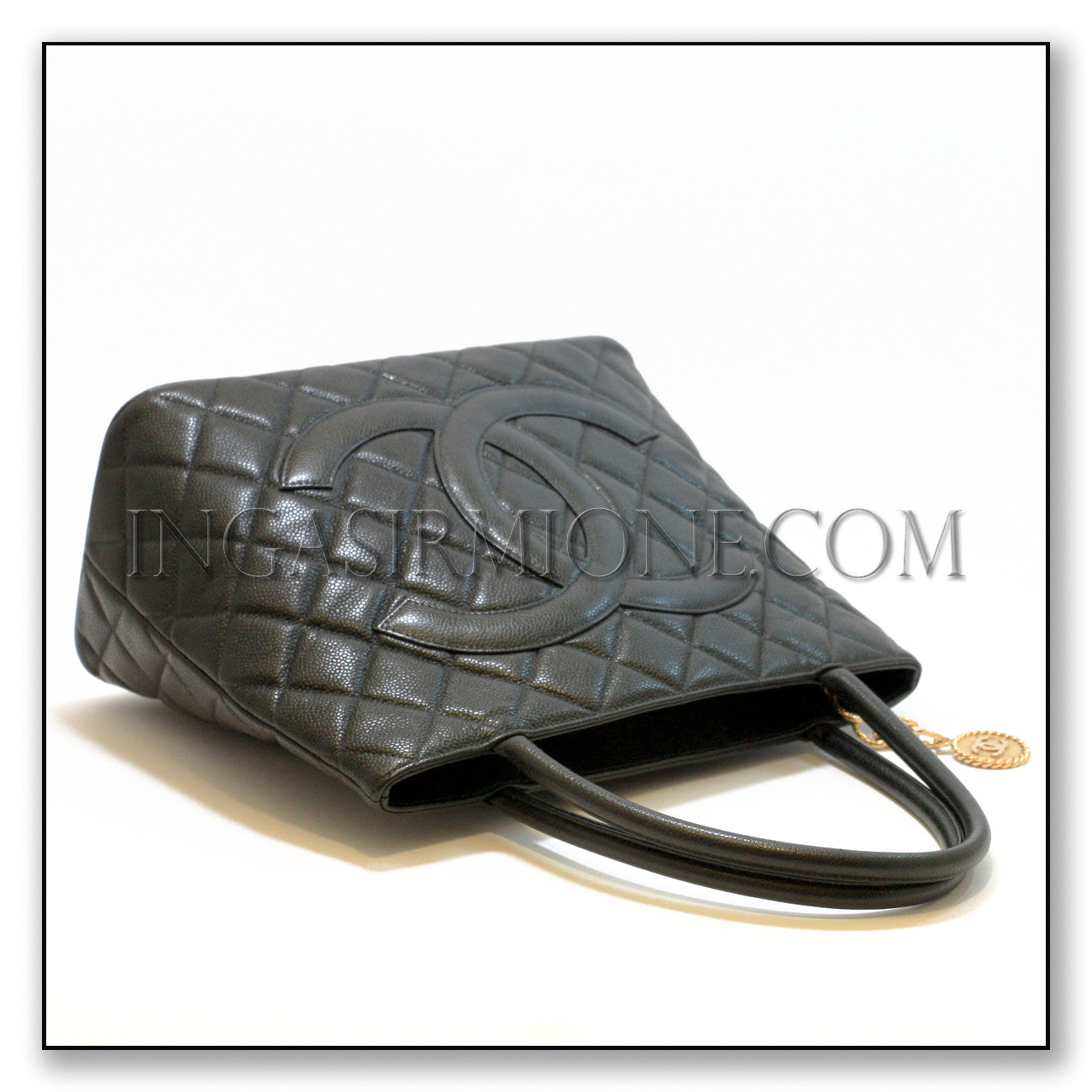 CHANEL Classic Quilted  Shopper Tote Bag