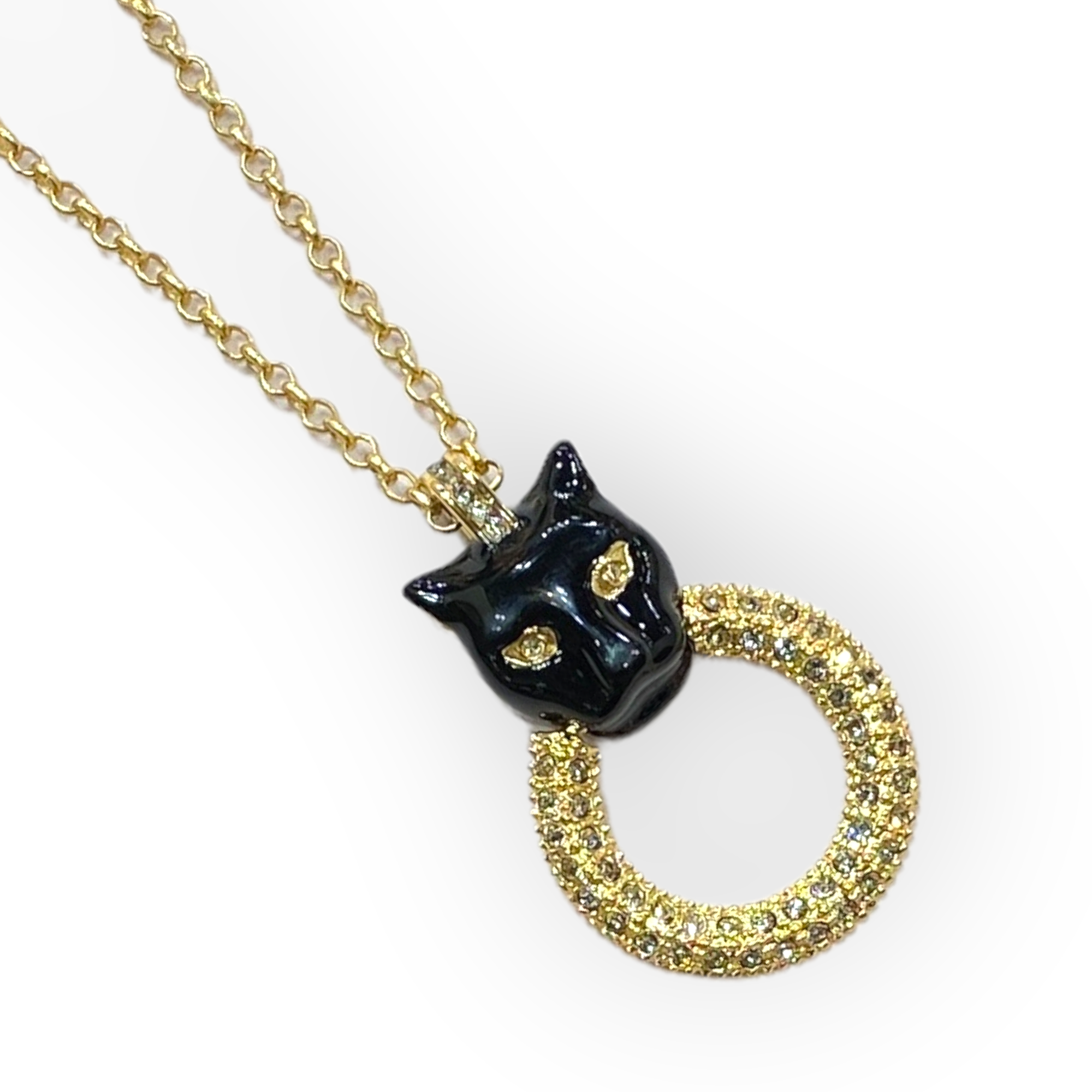 PANTHER NECKLACE BLACK M