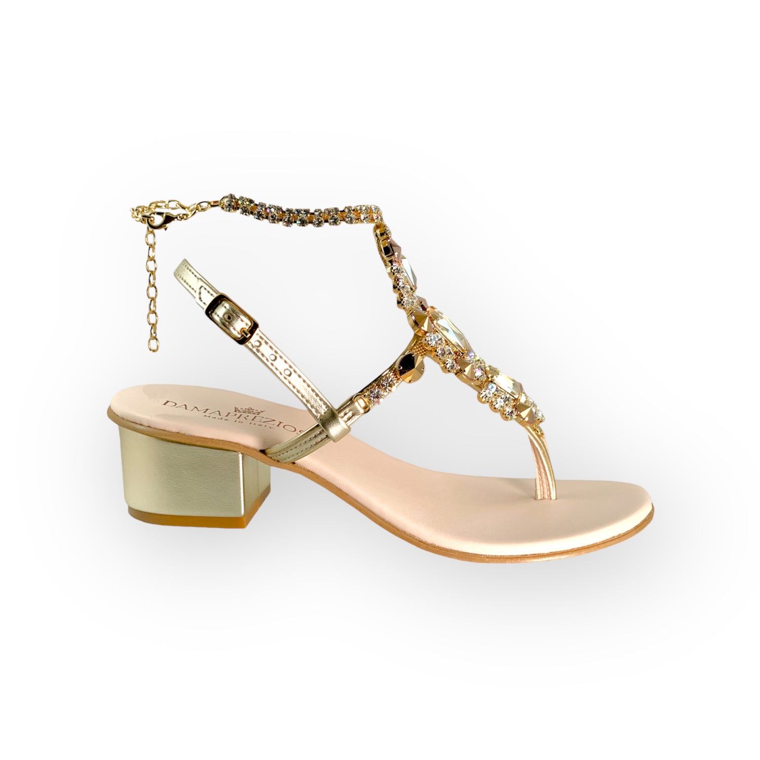 Valentina Crystal Embellished Sandals