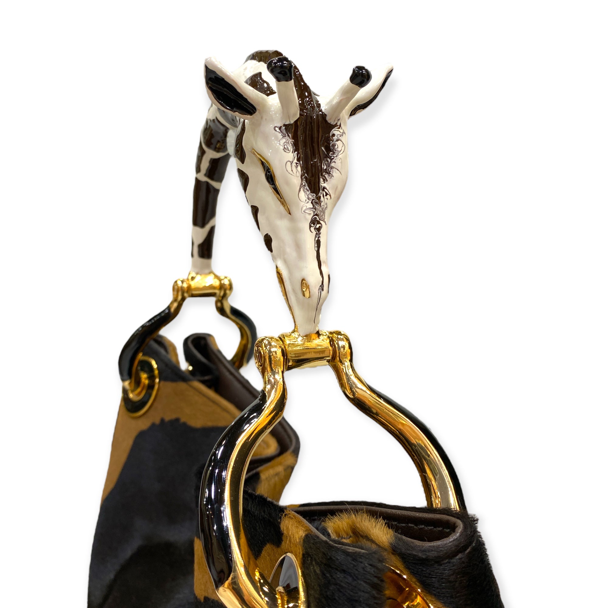 LUXURY HANDBAGS COLLECTION Creart2 Made in Italy Precious handbag made in Italy with fine accessories made in polychrome enamels and exclusive hides, every bag is the result of an accurate handcraft manufacture that makes it unique. The "sculpture" handle is made of metal with 24 Kt Gold Plated parts and the enamel is…