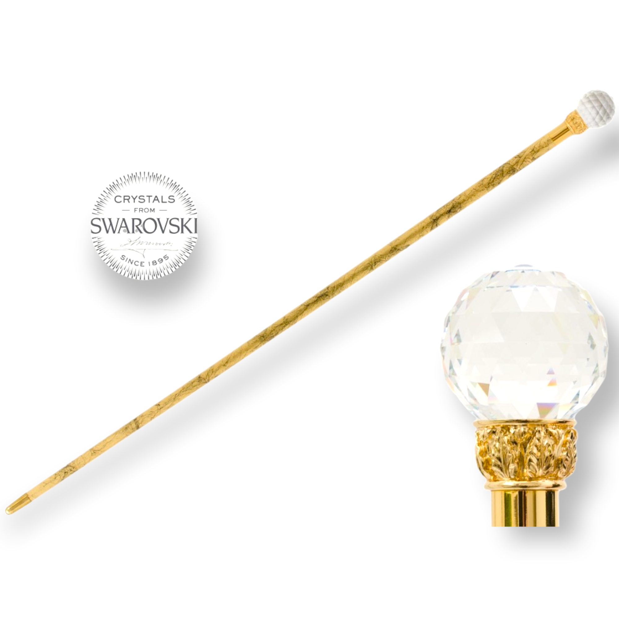 Pasotti Ombrelli Luxury walking sticks with Swarovski® crystal