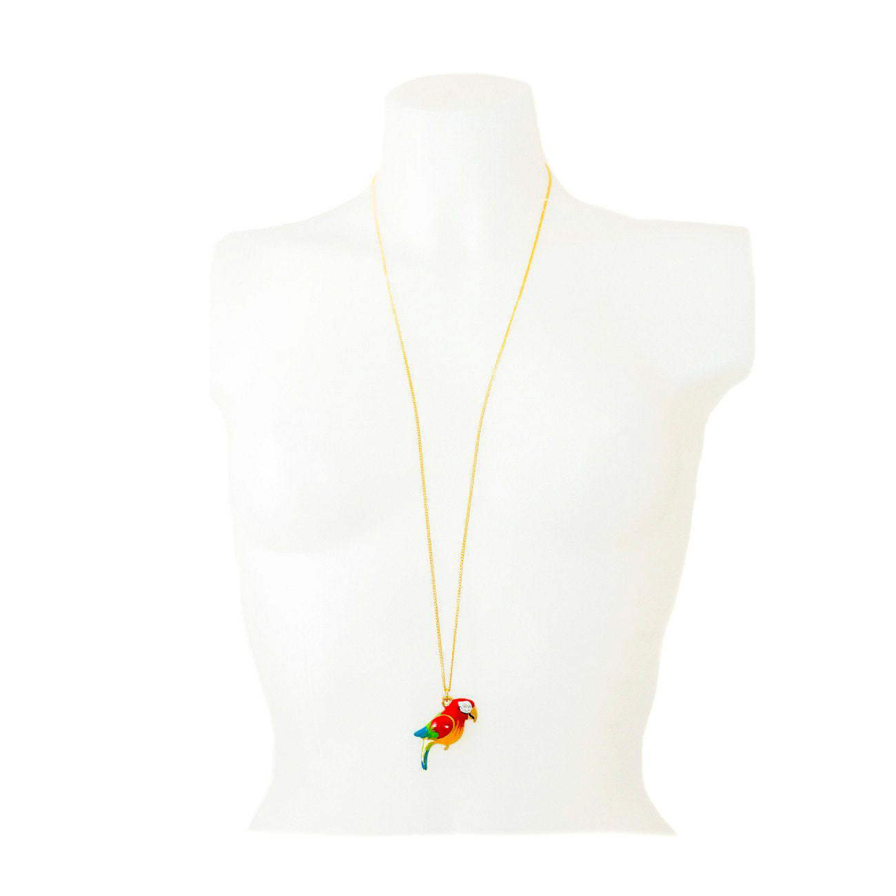 RED PARROT  NECKLACE
