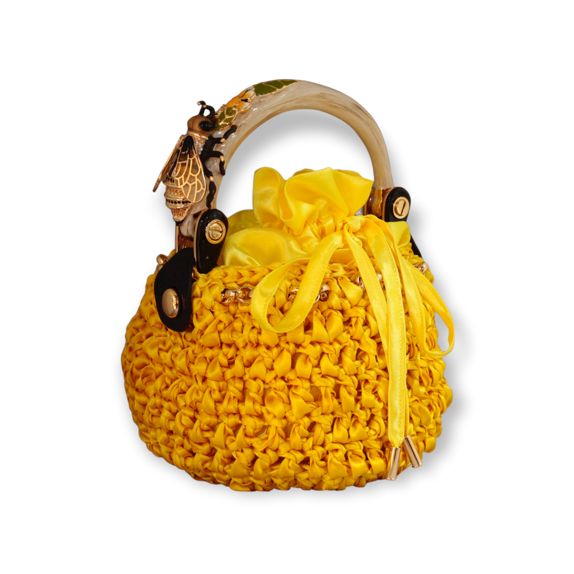 CUBO AMARILLO CON ASA DE ABEJA